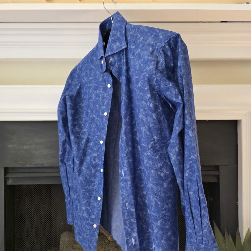 NWOT Isaia Button Down